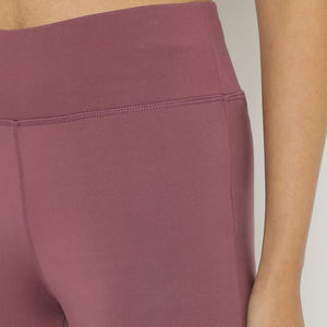 Leggings pour femmes T2 INTERNATIONAL, coupe ajustée, longueur intégrale, taille mi-haute, couleur unie, respirant, séchage rapide, respectueux de l'environnement, en spandex/polyester - Product Image 5