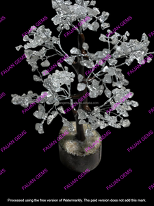 Puces de quartz clair naturel de haute qualité pour arbre de guérison, vente en gros FAIJAN GEMS, origine Rajasthan, pour la fabrication de bijoux - Product Image 2