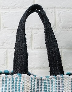 Sac fourre-tout en jute bohème multicolore personnalisé de haute qualité, style féminin tendance, toutes saisons, shopping, usage quotidien, décontracté - Product Image 2