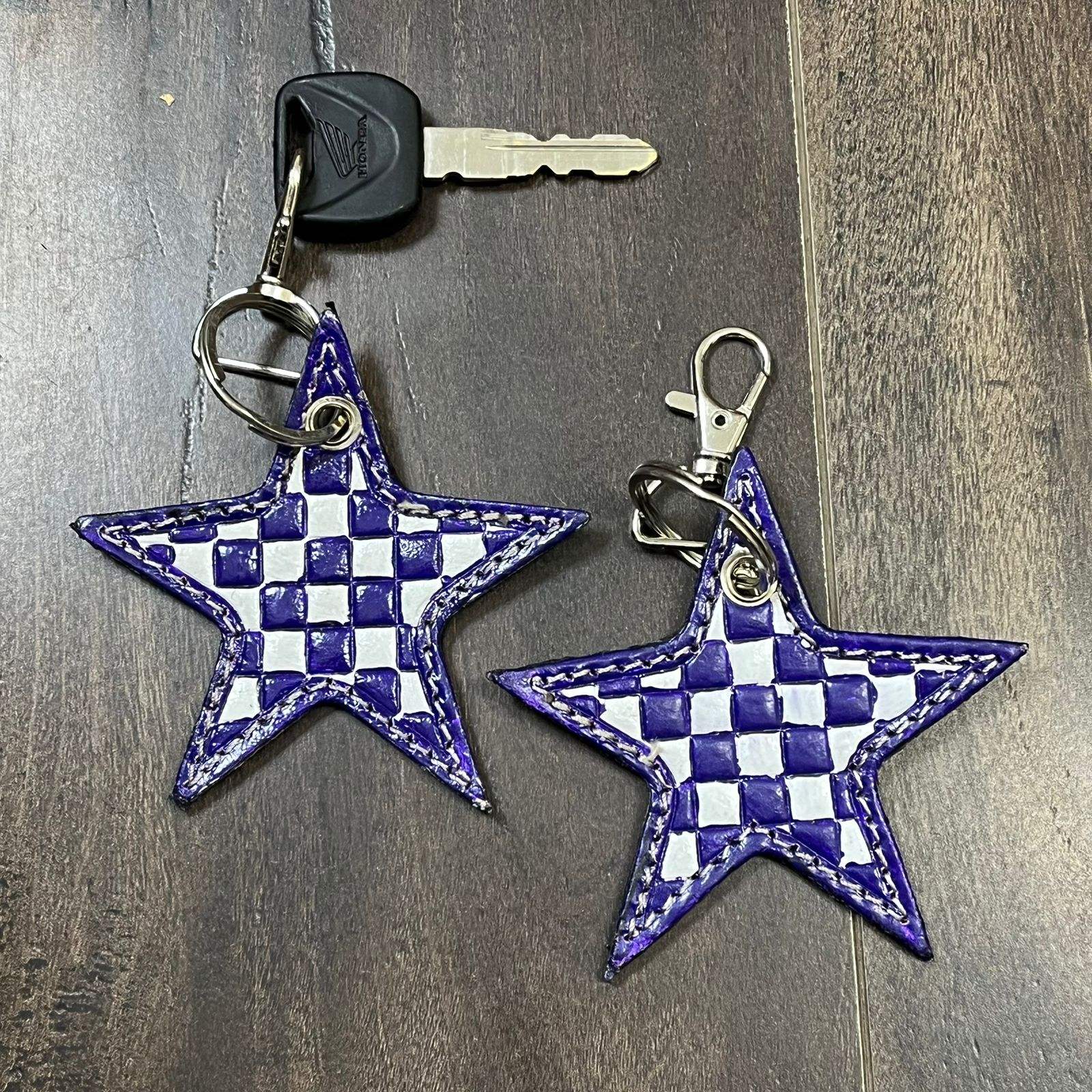 Blue & White Checkered