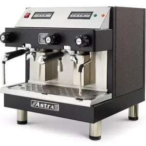 VENTAS RÁPIDAS Máquina de Espresso Semi-Automática As-tras Mega II de Acero Inoxidable para Uso Comercial, 480 Tazas/Hora, 20 Bares de Presión, 2.2L - Product Image 1