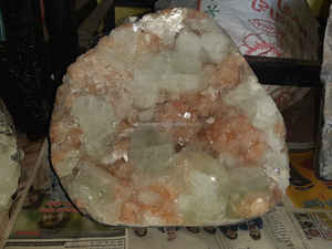 Venta al por mayor natural zeolita racimo apofilita minerales curación cristal cuarzo piedra semipreciosa artesanías de la India - Product Image 4