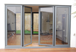 Puerta de Vidrio de Doble Apertura, Insonorizada y Resistente al Calor, de Aleación de Aluminio, Moderna, para Exteriores, Villas, Oficinas, Salas de Estar, Dormitorios, Entradas, 1 Año de Garantía - Product Image 6