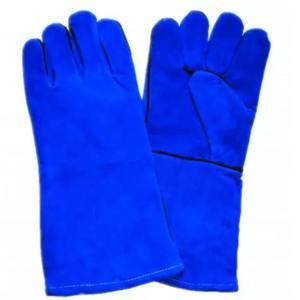 Gants de soudage en cuir à prix de gros, en cuir de vachette pleine fleur, thermiques, toutes saisons, haute qualité, pour la sécurité - Product Image 1