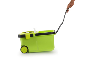 Durable plastic spin <b>mop</b> bucket with steel spinner floor cleaning <b>mop</b> system easy wringer for kitchen bathroom home use - Product Image 3
