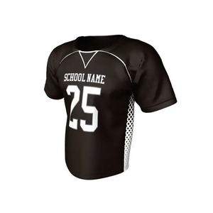 Ensemble d'uniformes de lacrosse pour les tournois régionaux, maillot et short imprimés, taille adulte, production sur mesure, 100% polyester - Product Image 2
