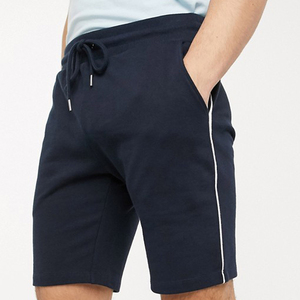 Men's Solid Color Quick Dry Bermuda <b>Shorts</b> With Pockets Elastic Waist Casual Wear - Product Image 1
