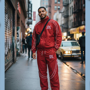 Conjunto Deportivo Reflectante Personalizado para Hombre 2025, Chaqueta Cortavientos Ligera, Traje para Correr, Marca Privada OEM al por Mayor - Product Image 6