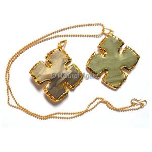 Collier fantaisie personnalisé en agate en forme de pointe de flèche, tendance - Product Image 6