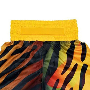 กางเกงมวยไทยสีพื้นสำหรับผู้ใหญ่รุ่นใหม่ รับผลิตแบบ OEM ขายส่ง กางเกงมวยไทยสั่งทำพิเศษ - Product Image 3