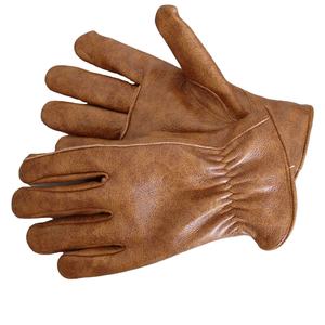 Gants de travail en cuir tactiles résistants aux coupures et antidérapants pour l'hiver, pour hommes et femmes, parfaits pour la conduite par temps froid - Product Image 3