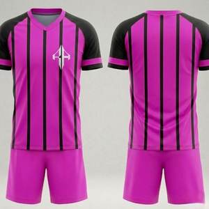 Uniforme de Fútbol Transpirable de Manga Corta Personalizado de Alta Calidad con Logotipo Personalizado para Hombre, Servicio OEM de Verano por RIVIAN ATLANTIC - Product Image 5