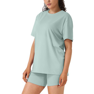 Women's Shorts <b>Sets</b> Comfortable Fit Soft Touch Compression Fabric Lightweight Moisture Control Fitness Workout Wear Shorts <b>Sets</b> - Product Image 5