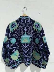 <b>Jacket</b> <b>For</b> <b>Women</b> <b>Velvet</b> <b>Jacket</b> Hand Pink Floral Embroidered <b>Jacket</b> Boho Hippie <b>Jacket</b> Inside Cotton Iining <b>Jacket</b> - Product Image 4