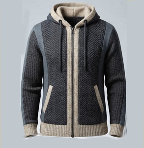 Sudadera con Capucha Moderna para Hombre, Juvenil, Estilo Urbano, Corte Regular, Informal, Tejido de Punto, 100% Algodón, Impermeable, Ecológica, con Bolsillos - Product Image 2