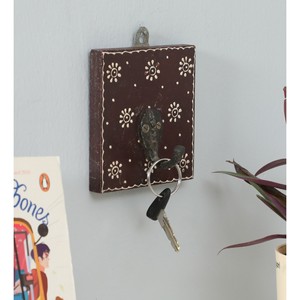 Mango Wood Decorative Key Holder <b>Rack</b> Wholesale | Handcrafted Indian Decor - Product Image 3