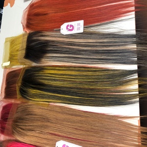 Extensiones de cabello humano de gran tamaño, mechones de pelo de Vietnam sin enredos, sin caída, sin brillo - Product Image 3