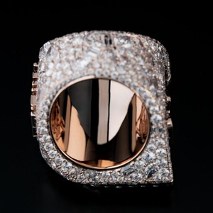 Hip Hop Iced Out VVS Moissanite <b>Ring</b> 925 Sterling <b>Silver</b> Gold Plated Custom Pass Diamond Tester Luxury Jewelry for <b>Men</b> Gift - Product Image 2