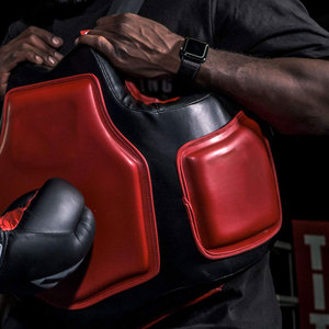 Protège-poitrine en cuir de haute qualité pour la boxe, la lutte, le MMA, entraînement, mousse respirante, design personnalisé 2026 - Product Image 3