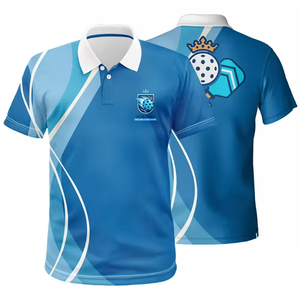 IRSA SPORTS T-shirt de sport unisexe toutes saisons pour pickleball, personnalisable par sublimation, respirant, écologique, en Spandex/Coton, manches courtes - Product Image 1