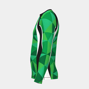 Service OEM, vêtements de sport unisexes à compression, manches longues, respirants, 220g, rashguard, gym, fitness, t-shirt musculaire, design personnalisé, IBJJF - Product Image 3