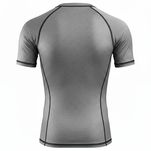 Camiseta de compresión sublimada personalizada para entrenamiento de MMA, BJJ, Jiu Jitsu No-Gi, para hombres, mujeres y niños, duradera, para natación, al por mayor. - Product Image 2