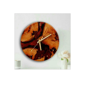 <b>Wall</b> Decoration Polish Wooden & Resin <b>Clocks</b> for Room <b>Modern</b> Design Round Shape Wooden <b>Clock</b> for Best Epoxy Resin <b>Wall</b> <b>Clocks</b> - Product Image 3