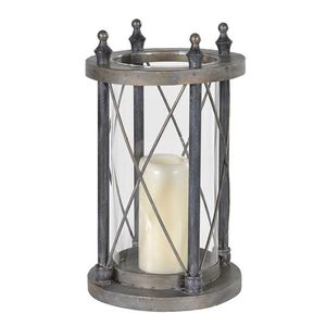 Modern Metal Frame Glass <b>Hurricane</b> Candle Holder Decorative <b>Lantern</b> for Table Centerpiece Home Decor - Product Image 2