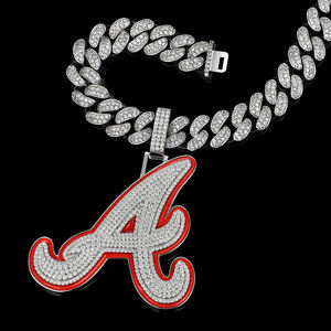 Colgante Personalizado Letra A Hip Hop de Plata 925 con Baño de Rodio y Moissanita, Dijes Finos Estilo Ice Out para Hombre - Product Image 5