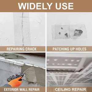 Rete di Rinforzo in Fibra di Vetro 38 Pollici X 164 Piedi per Riparazione Muri, Prevenzione Crepe e Patch di Riparazione - Product Image 6
