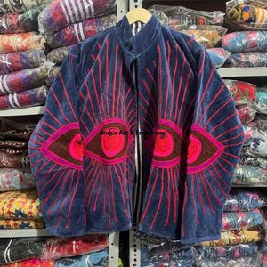 Chaqueta de algodón Suzani hecha a mano en India, chaqueta corta bordada a mano, abrigo unisex, chaqueta corta Suzani hecha a mano - Product Image 4