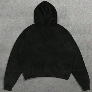 Sudadera con Capucha de Invierno AIRO INDUSTRIES, de Felpa Gruesa de Algodón, con Cordón Ajustable, Corte Regular, Color Sólido, Informal, Transpirable y de Secado Rápido - Product Image 4