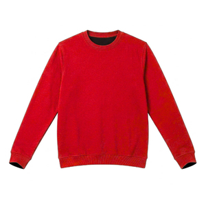 เสื้อสเวตเตอร์คอกลมผ้าฝ้ายเฟรนช์เทอร์รี่ 380 กรัม รุ่นสปริงใหม่ สำหรับผู้ชาย สีพื้น แฟชั่นหลวมสไตล์วินเทจ ถักทอสีพื้น - Product Image 5