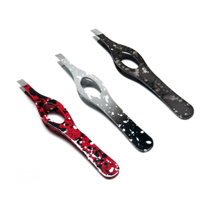 Juego de 3 Pinzas de Depilación de Cejas de Alta Calidad, Herramientas Profesionales Inclinadas de Acero Inoxidable - Product Image 1