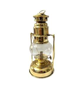 Pure Source India Hard Metal Hanging Lantern with <b>Tea</b> <b>Candle</b> Holder Decorative Vintage Lantern for Home Outdoor - Product Image 2