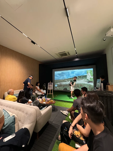Indoor Virtual <b>Golf</b> Simulator Enclosure 10x9ft Iron Frame Dual-Layer 4K HD Impact Screen Fireproof Oxford Cloth Noise Reduction - Product Image 6