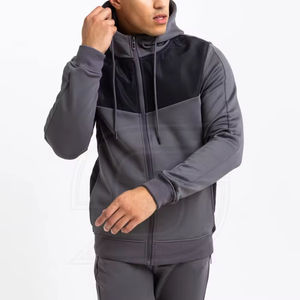 Conjunto Deportivo de 2 Piezas para Hombre, Estilo Urbano, Sudadera con Capucha + Pantalones con Cordón, 100% Algodón, Ropa Deportiva para Correr, Otoño 2026 - Product Image 5