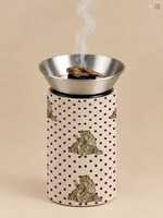 Brûleur à Bakhoor en bois élégant pour l'encens Oud et la décoration traditionnelle de la maison
