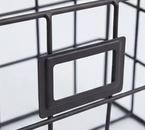 Superior Quality <b>Large</b> Black Powder Coated Finished Iron <b>Storage</b> <b>Basket</b> Durable Metal Organizer For Home And Kitchen Essentials - Product Image 2