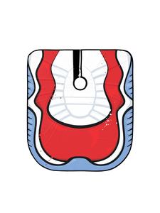 Capa de corte ICMAO BRED PRO, delantal de peluquero de color personalizado, capas de barbero ICMAO BRED PRO para peluquero - Product Image 5