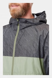 Chaqueta Cortavientos de Invierno para Hombre con Capucha y Cuello Alto, Transpirable, Ligera, con Cierre, Impermeable, para Exteriores, con Logotipo Personalizado en la Parte Delantera - Product Image 6