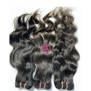 Extensions de cheveux vierges indiennes Remy Water Wave avec double trame machine pour tissage de cheveux 100g - Product Image 5