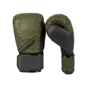 Gants de sport d'usine Gants en cuir PU Logo personnalisé Gants de boxe professionnels imprimés personnalisés en gros