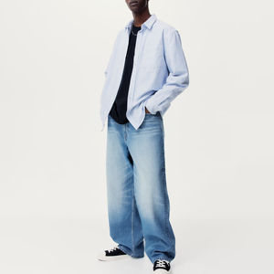 <b>Mens</b> Denim <b>Jean</b> Jacket Trendy Fashion <b>Ripped</b> Denim Male Streetwear Jackets Cowboy Coats - Product Image 5