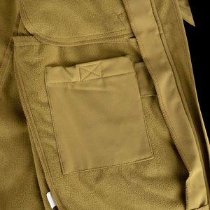 Veste en polaire rouge pour homme, col zippé, respirante, décontractée, pour l'automne, coupe classique, en polyester - Product Image 5
