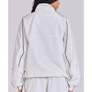 เสื้อแจ็คเก็ตกันลมแบบสตรีทแวร์ OEM ผลิตตามสั่ง ยูนิเซ็กซ์ ผ้าโพลีเอสเตอร์ 100% กันน้ำ ปักลายเทคนิค สำหรับฤดูหนาว - Product Image 4