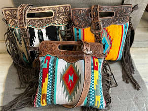 กระเป๋าสะพายหนังแท้สไตล์โบฮีเมียน - Product Image 4