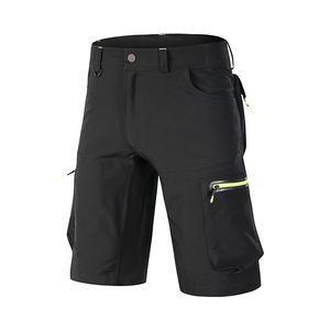 Shorts cargo décontractés pour hommes en tissu respirant, avec poches utilitaires, pour usage quotidien, imperméables, anti-UV, en coton - Product Image 3