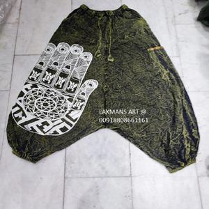 Sarouel patchwork en coton pyjama sarouel en coton pyjama patchwork en coton pyjama indien pyjama patchwork en coton népalais pantalon bohème - Product Image 2