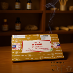 Incenso Satya Mirra 15g Confezione da 12 Fragranza Naturale Premium per Uso Spirituale - Product Image 3